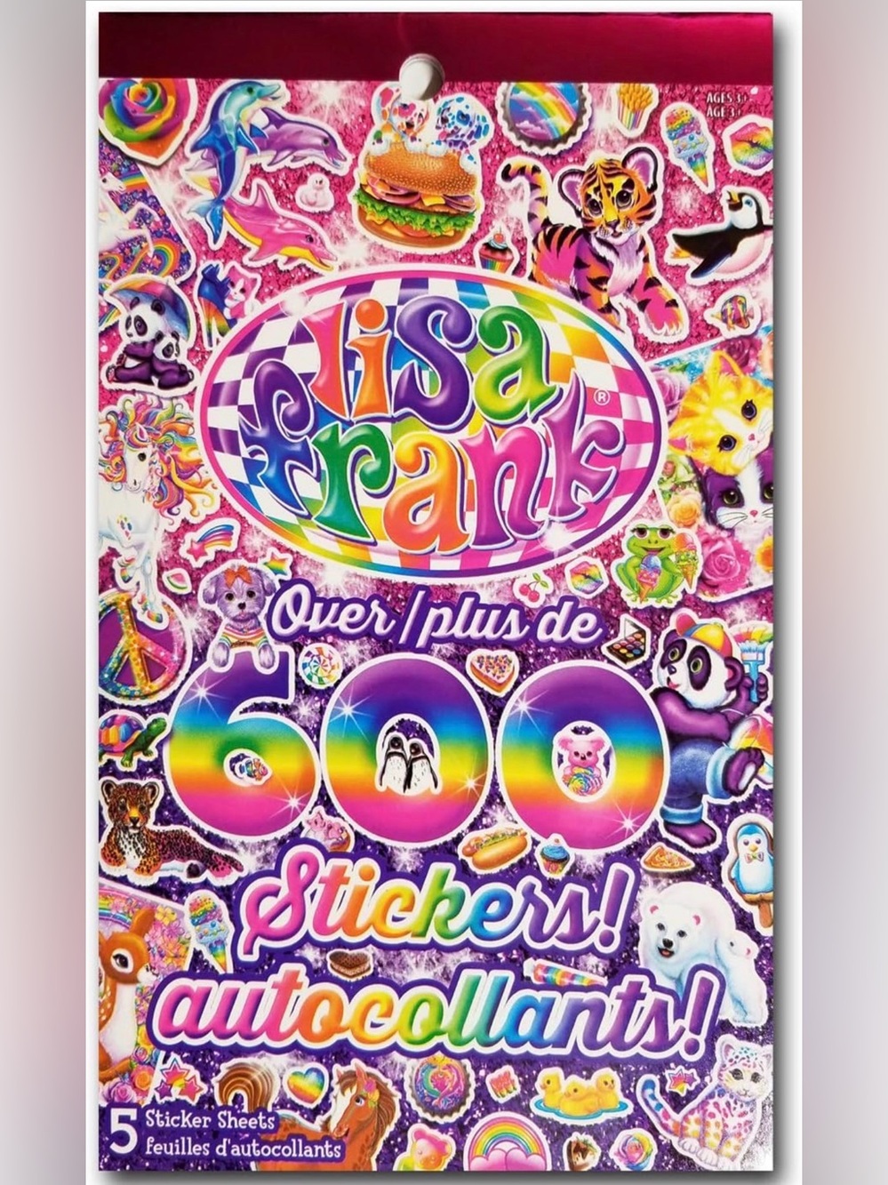 NWT Lisa Frank Sticker Book